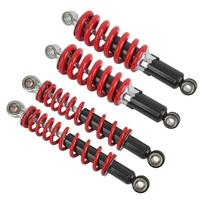 4 vnt. Priekinis Galinis Pakabos Amortizatorius 250 mm Reguliuojamas 50cc?125cc Dirt Pit Bike ATV Go Kart