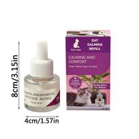 48 ml feromonų difuzorius katėms Katės feromonų įjungiamas atpalaiduojantis pradžios rinkinys Papildymas Raminantis purškalas Raminantiems namams katė One Size violetinė