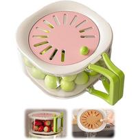 Kitchen Draining Bowl Vegetable Washing Basket, Fruit Vegetable Washing Sink Soup Basket Berry washer, Food strainer cut fruit colander rožinė