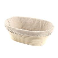 Profesionalus rotango krepšelis duonos formavimui, skirtas tešlai kildinti, įvairių dydžių 17*12*6 cm