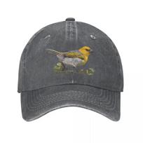 Palila, Hawaiian honeycreeper Baseball Cap Thermal Visor Military Tactical Cap Gentleman Hat Men'S Hats Women'S