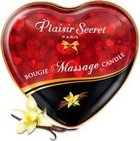 Plaisir Secrets Erotinio masažo žvakės VANILLA viliojantis kvapas