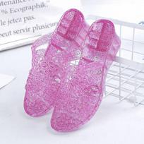 Vasaros sandalai Moteriški krištolo želė batai paplūdimio batai plastikiniai permatomi batai moteriški sandalai PVC želė sandalai 36 pink