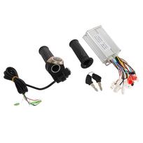 36V 48V 350W Motor Brushless Speed Controller with Battery Power Display Handlebar for Electric