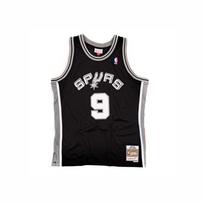 Mitchell & Ness NBA Swingman San Antonio Spurs Tony Parker#9 - Dydis XS (SMJYLG19018-SASBLCK0 Marškinėliai)