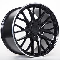 R20x11.5J 5X130 ET69 CB-71.6 Black Lip Polished