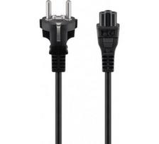 Goobay | Power supply cord (safety plug) | 93586 | Black Safety plug (type F, CEE 7/7) | Device socket C5