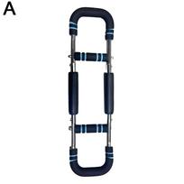 Reguliuojamas riešo stiprinimo treniruoklis-espanderis rankoms ir namams, U formos Black blue-1pc