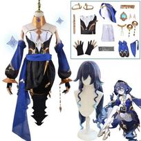 Anime   Layla Cosplay Costumes Full Set Dress Layla Cosplay Wig Halloween Costumes for Women High Quality Clothing L-(Suit+Wig+Hat)