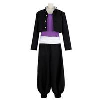 Anime Jujutsu Kaisen Todo Aoi Cosplay Costume Top Pants Jacket Belt Suit Men's Black School Uniform Halloween Carnival Clothes L
