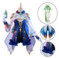 Cosplay Costume   Sucrose Adult Carnival Uniform Wig Anime Halloween Party Outfit For Women Full Set Women Game L-(Costume+Wig)