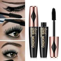 3D Fiber Mascara Long Black Lash Blakstienų priauginimas vandeniui atsparus akių makiažo įrankis