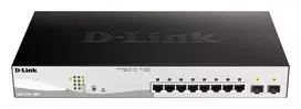 D-Link DGS-1210-10MP Valdomas L2 Gigabit Ethernet (10/100/1000) Maitinimas per Eternetą (PoE) Juoda, Pilka