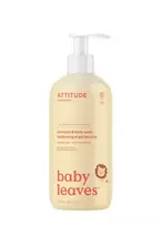 Attitude - Children´s body soap and shampoo with the scent of pear juice Baby Leaves (Shampoo & Body Wash) 473 ml