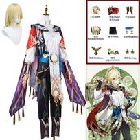 Anime žaidimas Kaveh cosplay kostiumas vyrams Helovino uniforma perukas pilnas komplektas Sumeru Anemo kostiumas L-(Costume+Wig)