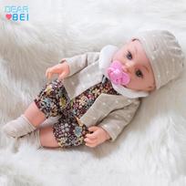 Simulation Reborn Baby Doll Cute Harmless Kid Accompany Toddler Play Sleep Dolls Girl Baby Doll Simulation Newborn Toy