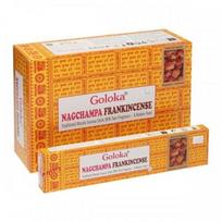Goloka Nag Champa Frankincense smilkalai x 12