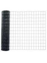 Tvoros tinklas, virintas, 1800 mm, 75x100 mm, ø2,2 mm, 25 m, ZN+RAL7016 (tamsi grafitinė)