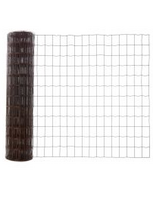 Tvoros tinklas, virintas, 1500 mm, 50x63 mm, ø3 mm, 25 m, ZN+RAL8017 (ruda)
