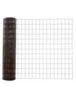 Tvoros tinklas, virintas, 1800 mm, 50x63 mm, ø3 mm, 25 m, ZN+RAL8017 (ruda)