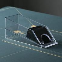 Trading Shoe Shoes, Card Dispenser Acrylic Dealer for Living Rooms S gryna