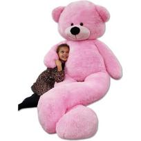 Pliušinis meškinas - VIKING CHOICE - XXL - Rožinis - 220 cm - Unisex rožinė