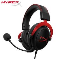 „HyperX Cloud 2“ – žaidimų ausinės, 7.1 erdvinis garsas, „Memory Foam“ ausų pagalvėlės, tvirtas aliuminio rėmas, nuimamas mikrofonas