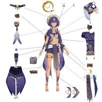 ROLECOS Candace Cosplay Costume   Cosplay Costume Sexy Women Carnival Uniform Halloween Party Outfit Full Set L-(Costume+Wig)