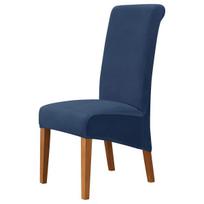 Silver Fox Velvet Velvet Cloth Elastic Home Hotel Dining Chair High Back Chair Cover 22*18*5cm tamsiai mėlyna spalva