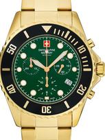 Swiss Alpine Military 7053.9114 Chronograph Mens Watch 42mm 10ATM - Laikrodis vyrams