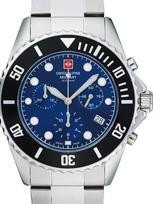 Swiss Alpine Military 7053.9138 Chronograph Mens Watch 42mm 10ATM - Laikrodis vyrams