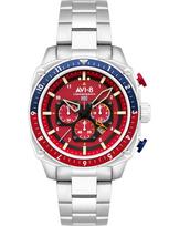AVI-8 AV-4100-22 Mens Watch Hawker Hunter Dual Time Chronograph 43mm 5ATM - Laikrodis vyrams