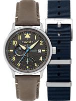 AVI-8 AV-4101-09 Hawker Hurricane McKellar Dual Time - Laikrodis vyrams
