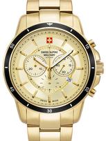Swiss Alpine Military 7089.9111 Chronograph Mens Watch 44mm 10ATM - Laikrodis vyrams