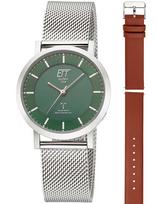 ETT Eco Tech Time ELS-11618-81MS Ladies Watch Atacama Solar Radio Controlled 36mm 5ATM - Laikrodis moterims