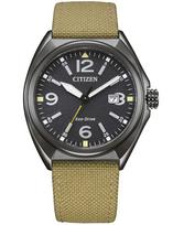 Citizen AW1575-08E Mens Watch Eco-Drive Military 41mm 10ATM - Laikrodis vyrams