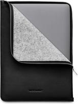 Woolnut Leather Folio protective case for 13/14-inch MacBook, black (WN-MBP14-F-1437-BK)