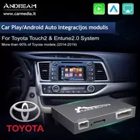 Toyota 2014-2019 Belaidis Apple CarPlay / Android Auto Modulis Integracija