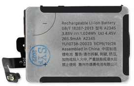 Apple Watch 6 40mm baterija 265.9 mAh (OEM) : Klijai ekranui / nugarėlei - Pridėti 3ML (+3€)