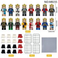 M8155 Medieval War King Monarch Soldier Building Block Doll Building Block Toy