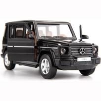 1:32 Scale Diecast Model Cars Žaisliniai automobiliai, Benz G350 AMG lydinio sutraukiamas atgal žaislinis automobilis su garsu ir lengvu žaislu mergaitėms ir berniukams Vaikų žaislai 1/32-14.4x6x6cm juoda
