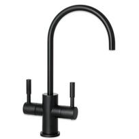 RO sistemos dvigubas vandens maišytuvas WaterLovers GF 07 Black-Mat