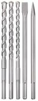 SDS-Max urbju un kaltu komplekts 5 gab., EINHELL, 49194005, 3 urbji (Ø 18, 20, 25 mm) un 2 kaltu (plakans un smails) transporta kastē