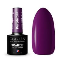Ilgalaikis hibridinis nagų lakas Claresa Purple 619, 5 g
