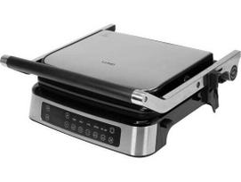 Kontaktinis elektrinis grilis mėsai žuviai ir sumuštiniams gaminti LED valdymas 140-230°C 2000W 67450 LUND
