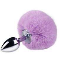 Analinis kištukas su uodega Blue Lotus, violetinis