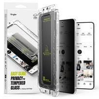 Privatumo suteikiamtis apsauginis stikliukas (2vnt.) su montavymo rėmeliu "Ringke Easy Slide" telefonui Samsung Galaxy S25 Edge