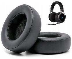 2x Ausų pagalvėlės Kempinėlės Corsair Virtuoso RGB WIRELESS CARBON Black