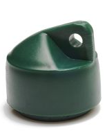 Dangtelis atraminiam stulpui, ø48, PVC, RAL6005 (žolės žalia)