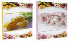Albumas  GED DBCM50 FLOWERLOVE 29x29/100psl |  balti lapai | klasikinis | knyginio rišimo | max 10x15 400